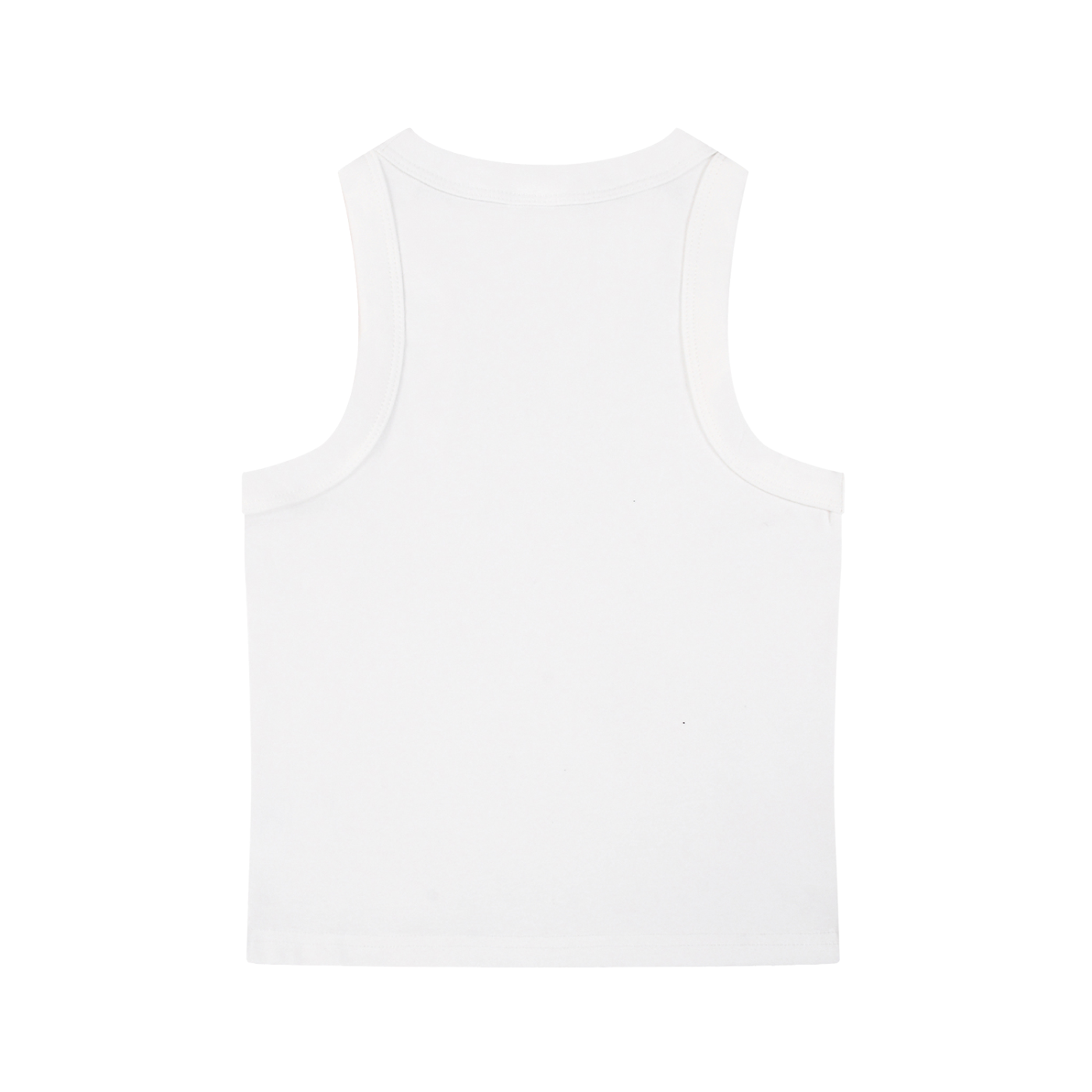 Polkadot Princess Tank Top White