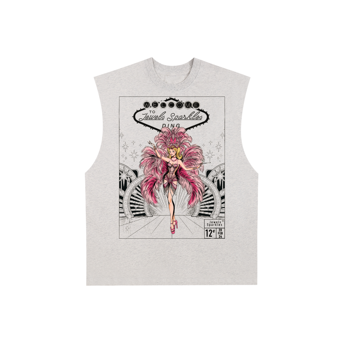 Jewels Vegas Show Girl Tank Top