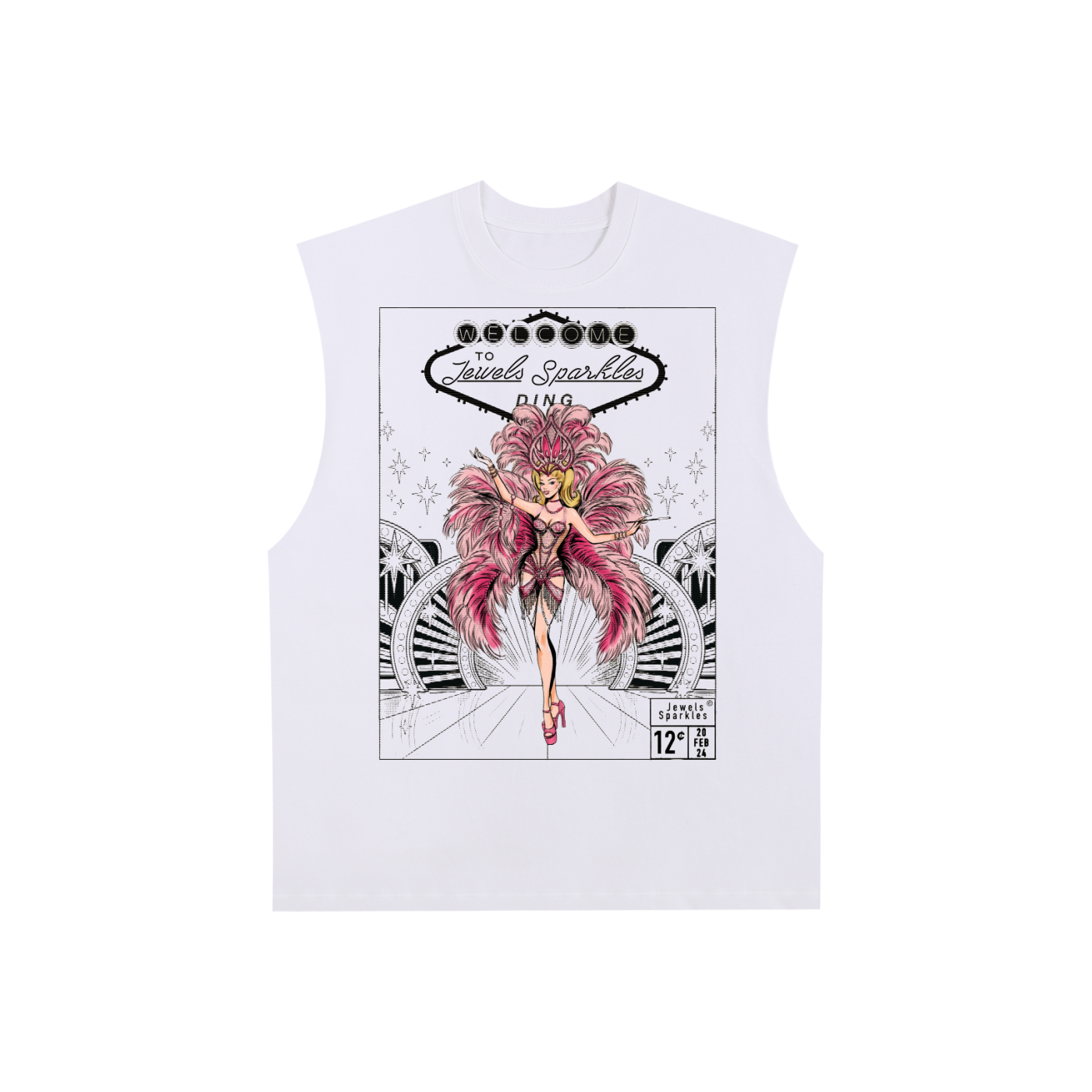 Jewels Vegas Show Girl Tank Top