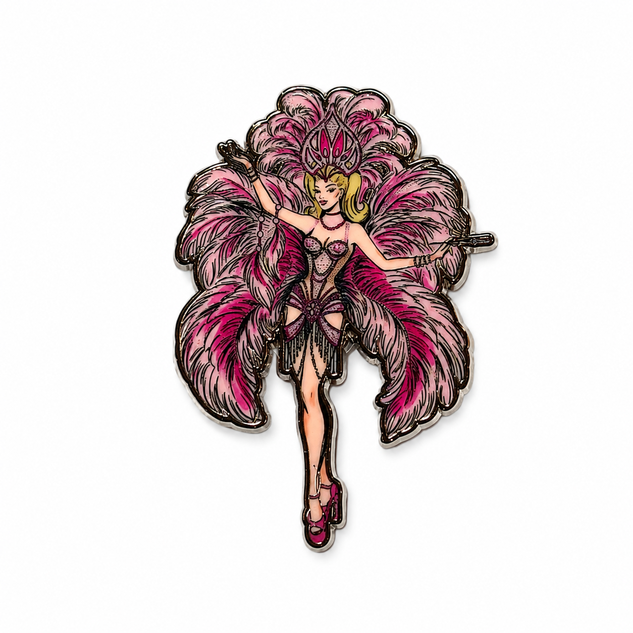 Jewels Sparkles Showgirl Pin