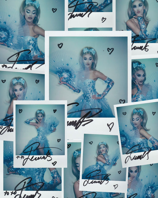 MASK LOOK SIGNED POLAROIDS